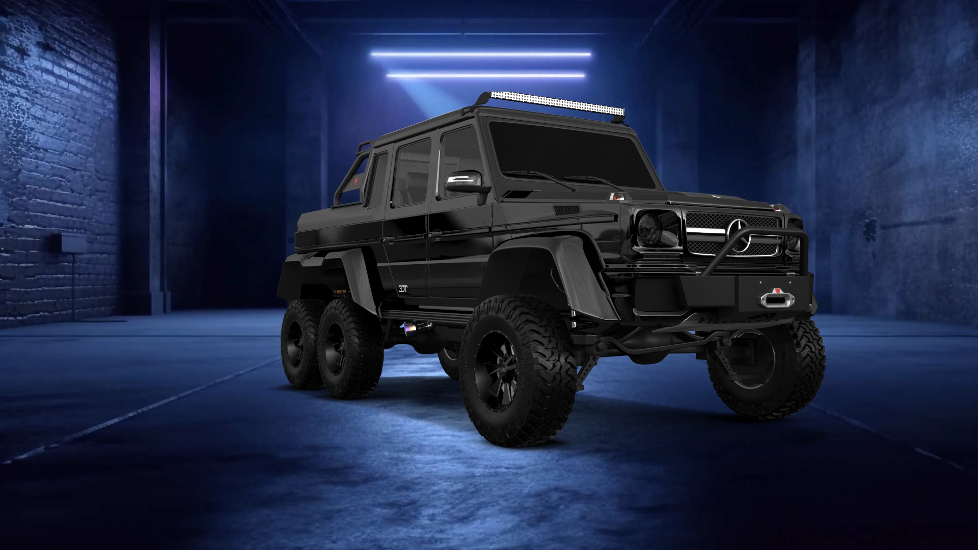 Mercedes G 63 AMG 6x6 4 Door pickup truck 2013 tuning
