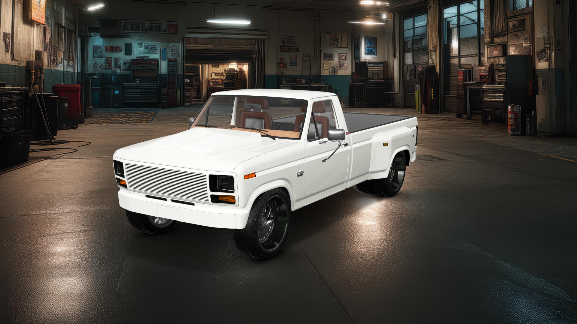 Ford F-350 Dually Regular Cab 2 Door pickup truck 1980 tuning