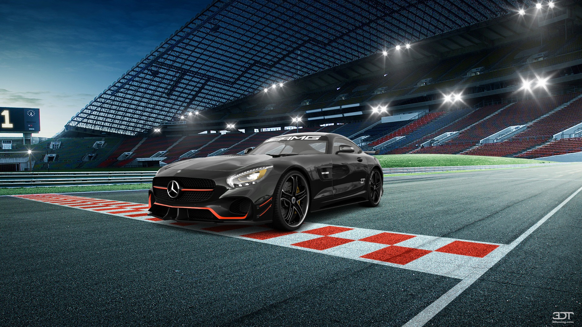 Mercedes AMG GT 2 door fastback coupe 2016 tuning