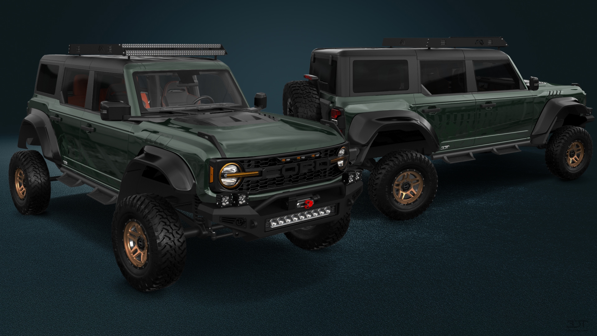 Ford Bronco Raptor 4 Door pickup truck 2022 tuning