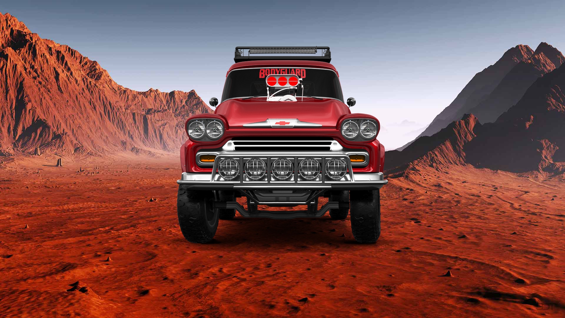 Chevrolet Apache Stepside 2 Door pickup truck 1959 tuning