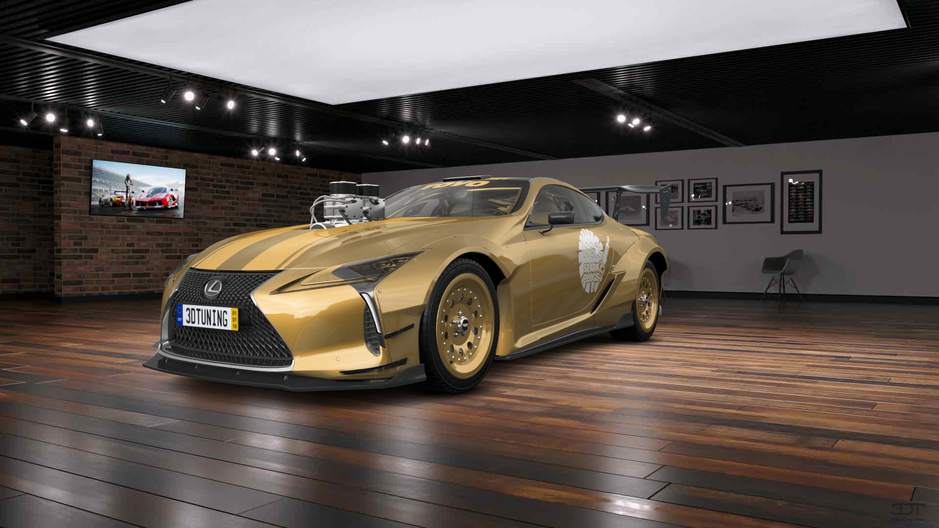 Lexus LC500 2 door fastback coupe 2017 tuning