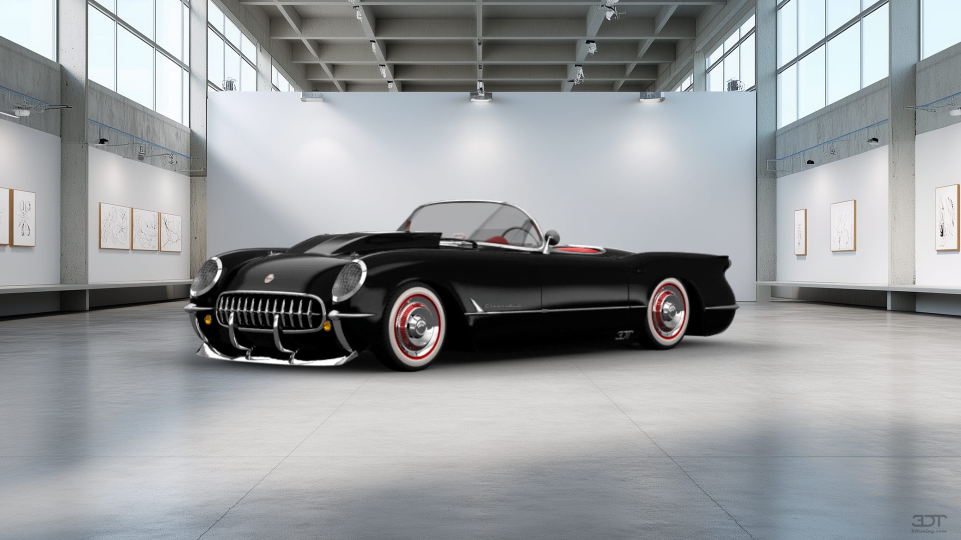 Chevrolet Corvette Convertible 1953 tuning