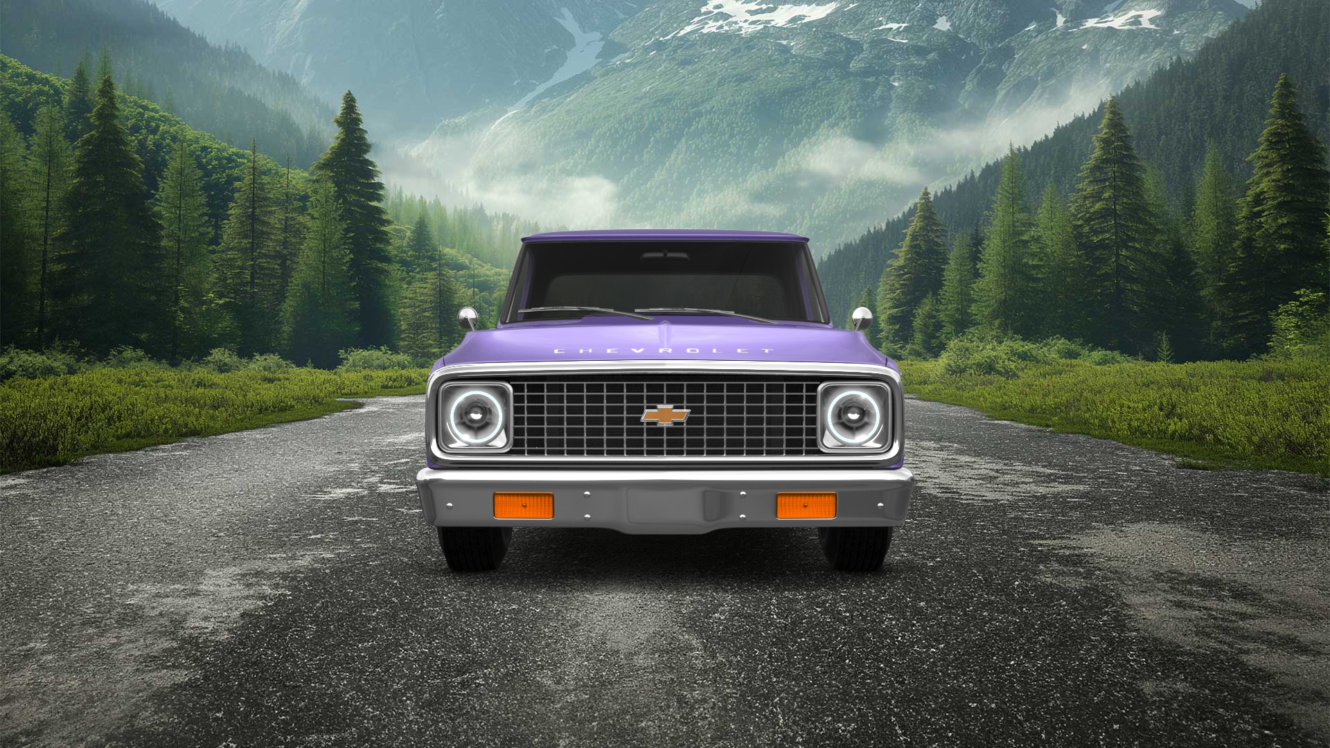 Chevrolet C-10 Cheyenne 2 Door pickup truck 1972 tuning