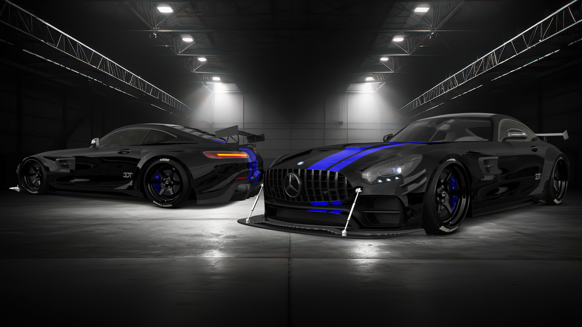 Mercedes AMG GT 2 door fastback coupe 2015 tuning