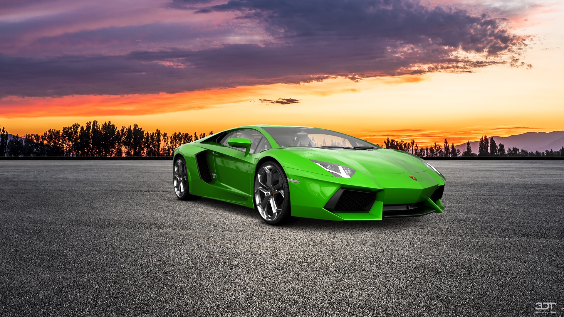 Lamborghini Aventador 2 Door Coupe 2012 tuning