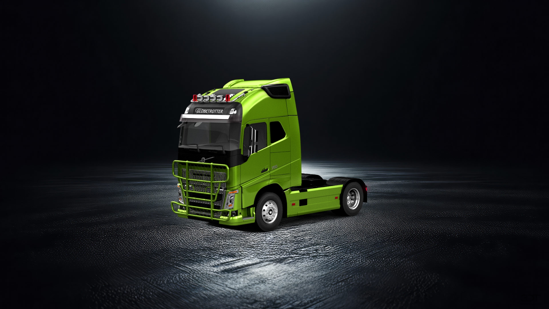 Volvo FH16 Globetrotter XL Cab Truck 2013 tuning
