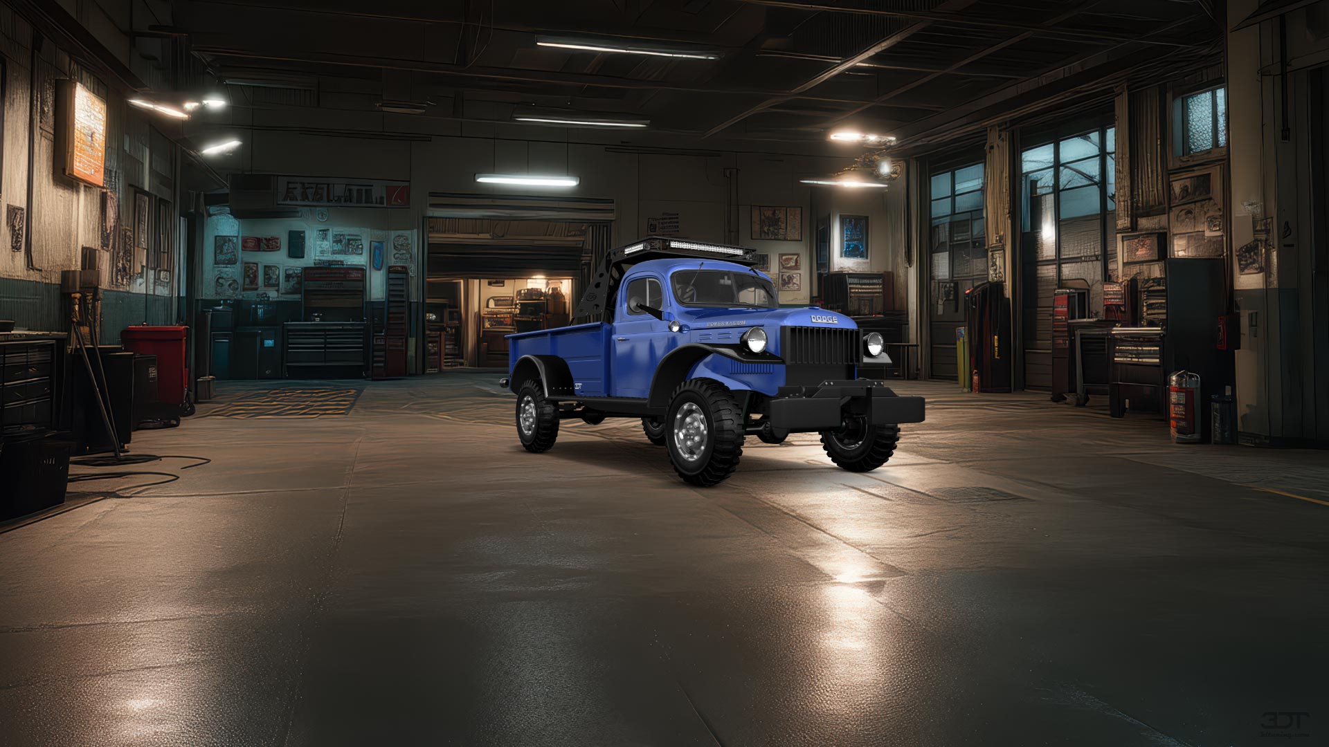 Dodge Power Wagon 2 Door pickup truck 1947 tuning