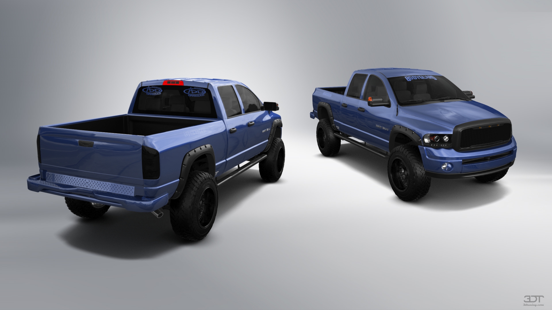 Dodge Ram 1500 6.4 ft box 4 Door pickup truck 2002 tuning