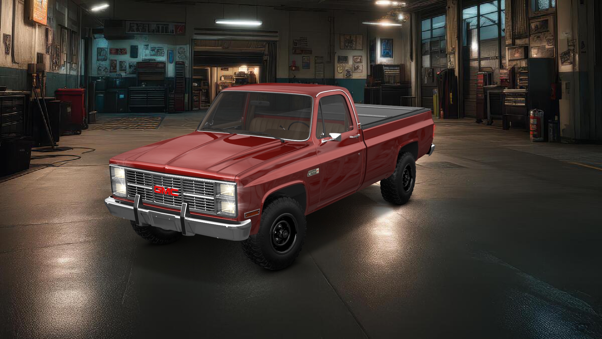 GMC Sierra 1500 2 Door pickup truck 1985 tuning