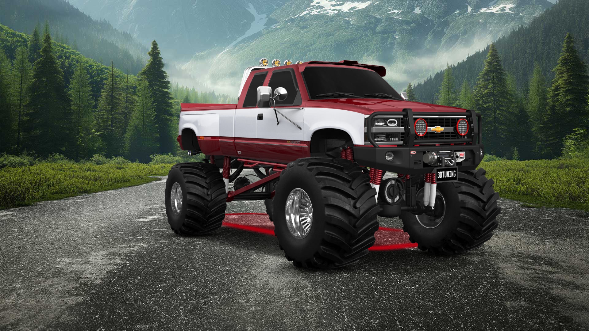 Chevrolet K3500 Extended Cab Pickup Truck 1988