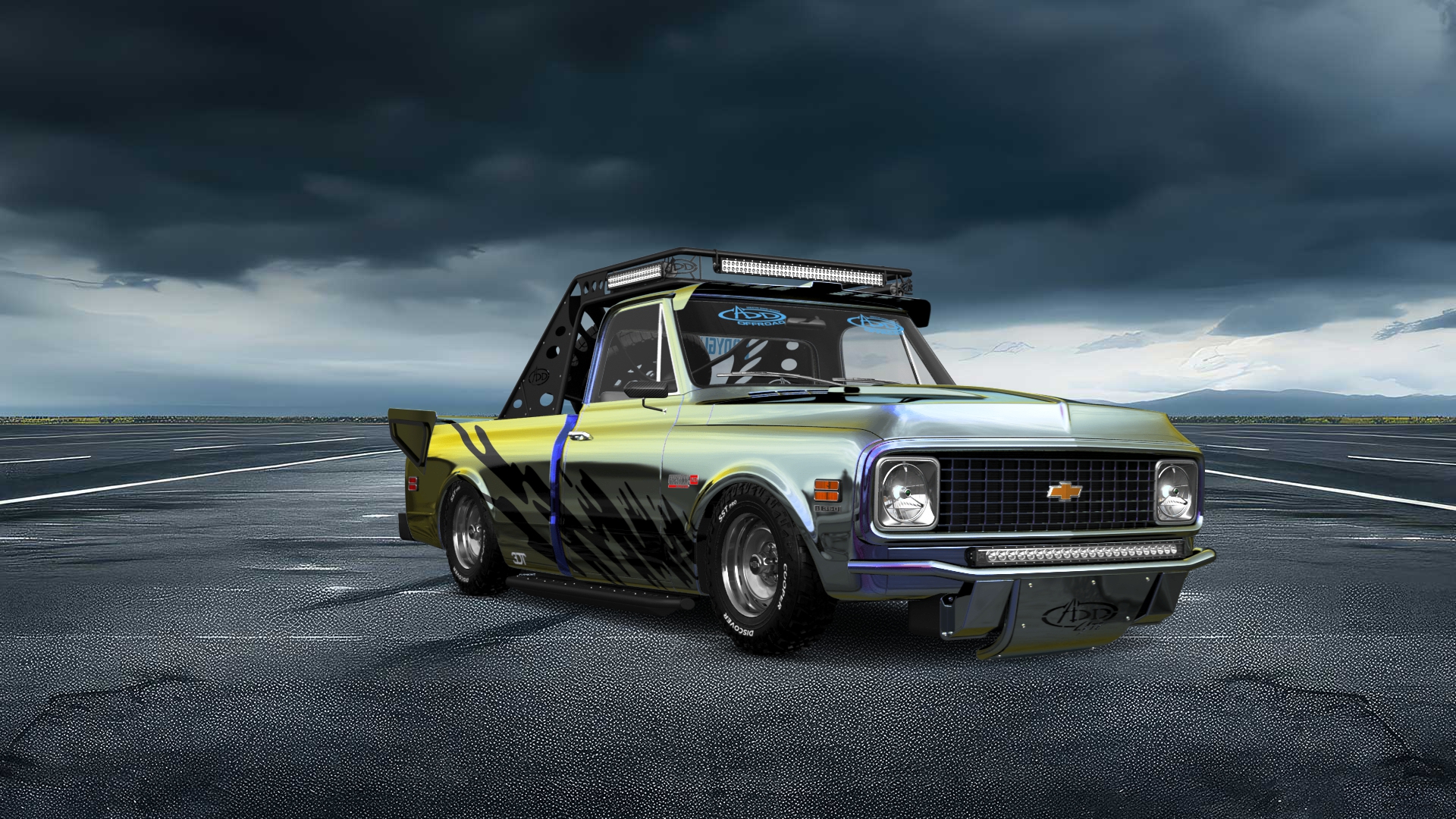 Chevrolet C-10 Cheyenne 2 Door pickup truck 1972 tuning