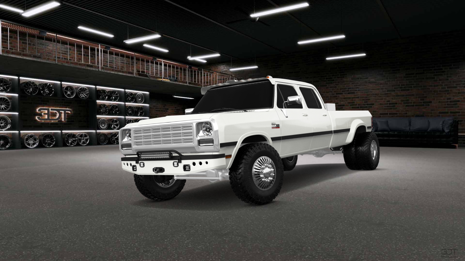 Dodge Ram 350 4 Door pickup truck 1991