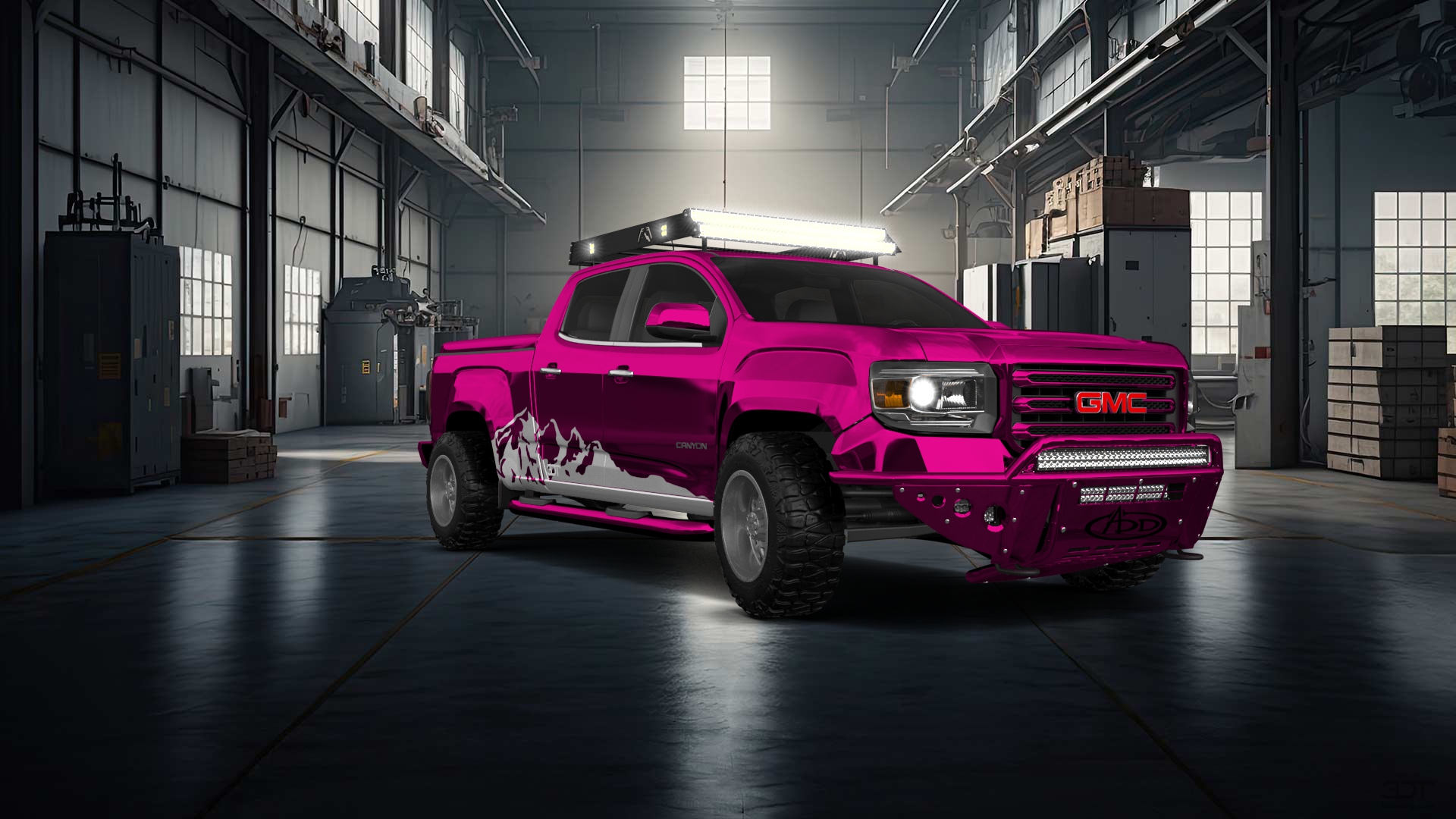 GMC Canyon Crew Cab 4 Door pickup truck 2015 tuning