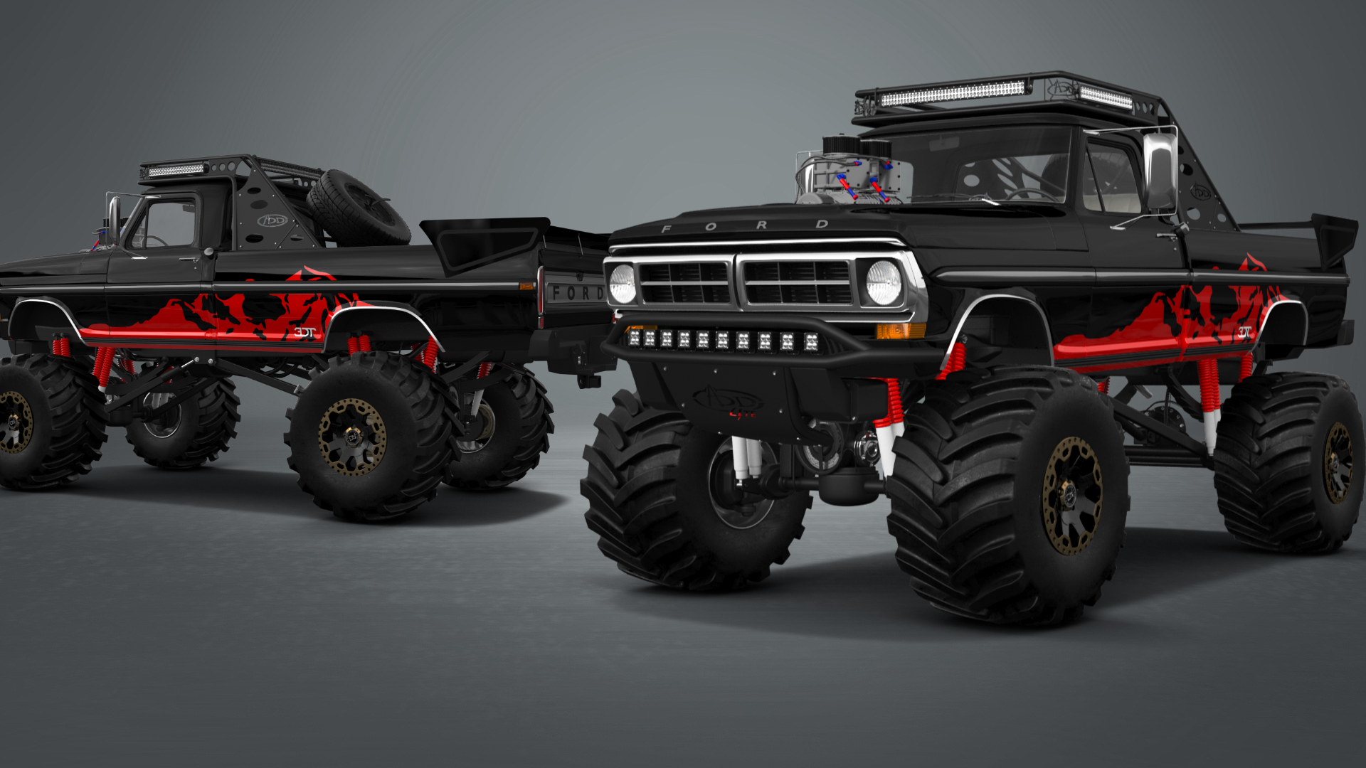 Ford F-250 2 Door pickup truck 1971