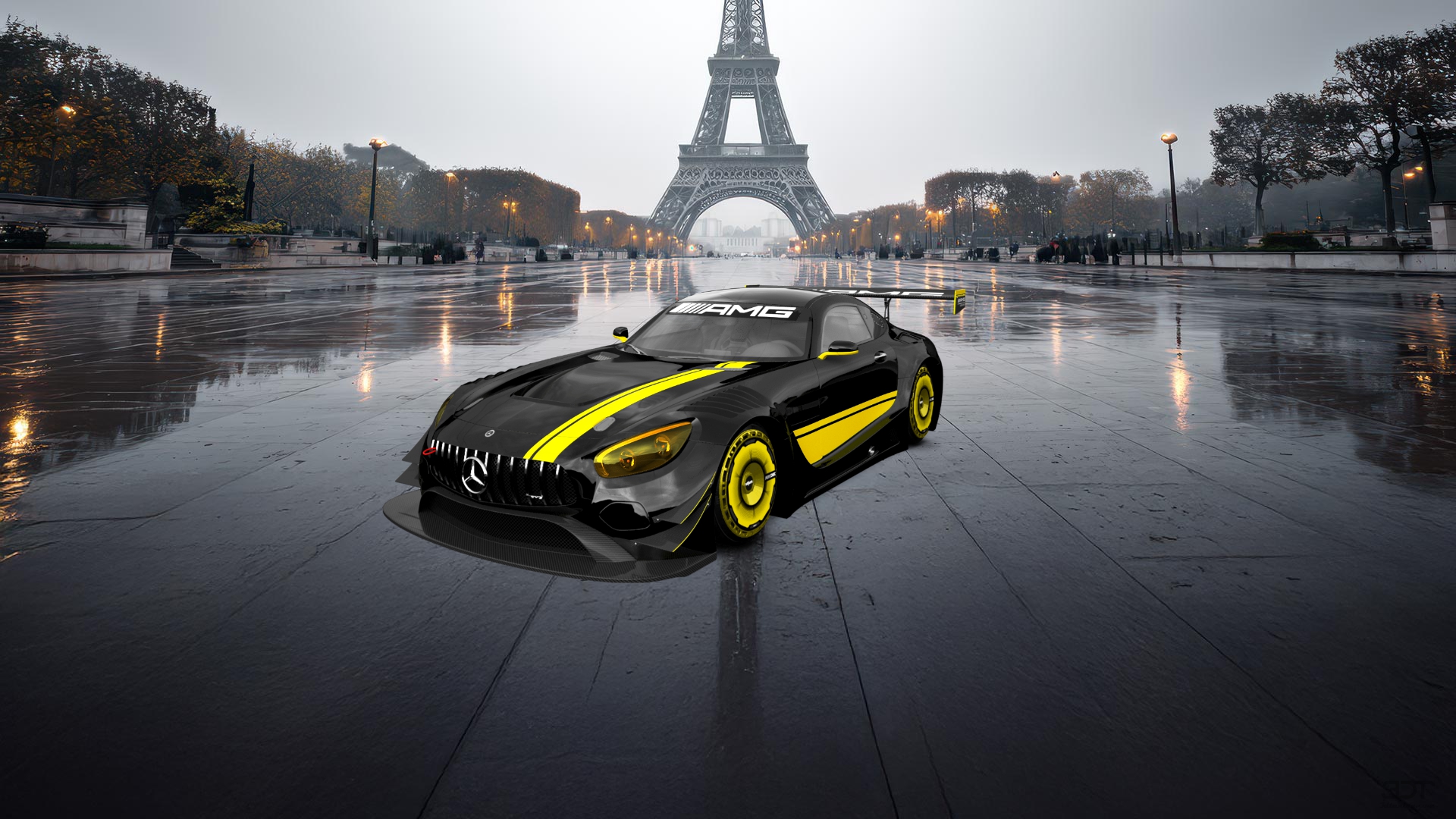 Mercedes AMG GT 2 door fastback coupe 2015 tuning