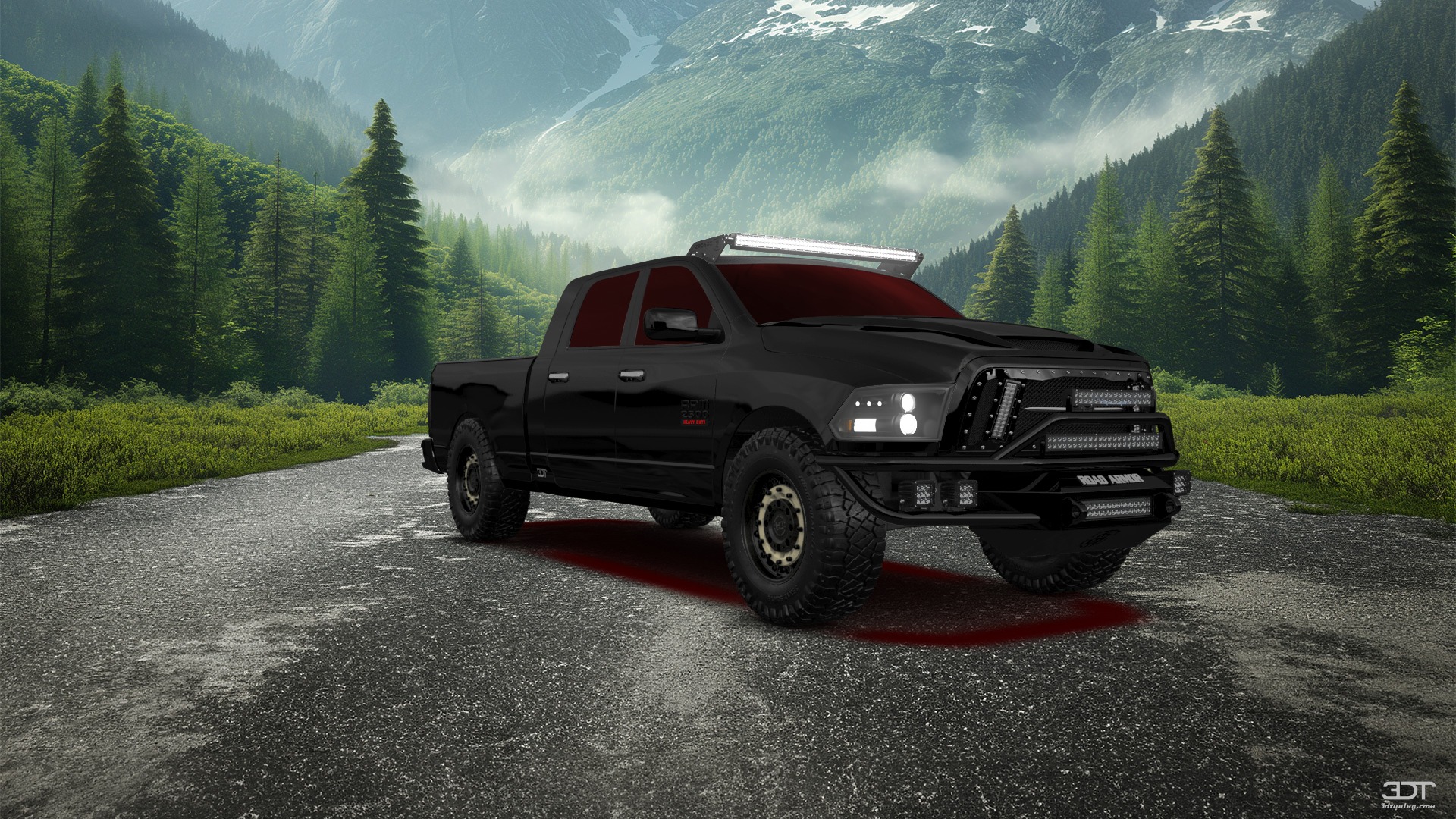Dodge Ram 2500 Mega Cab 6.4 ft box 4 Door pickup truck 2010