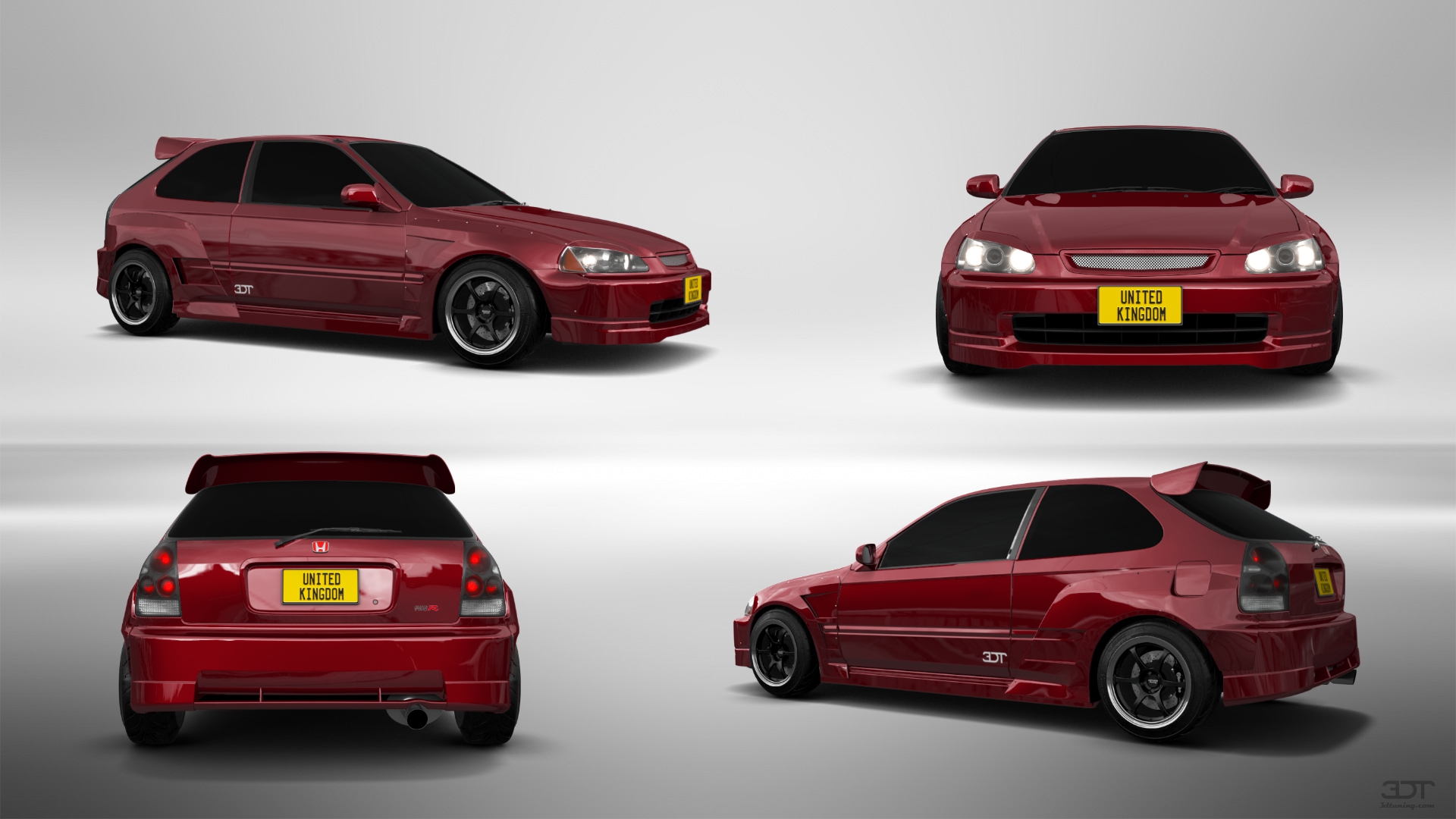 Honda Civic 3 Door Hatchback 1997 tuning