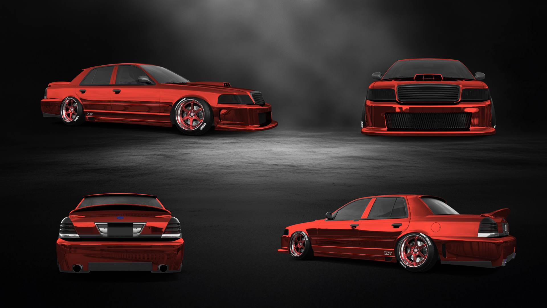 Ford Crown Victoria Sedan 2007 tuning