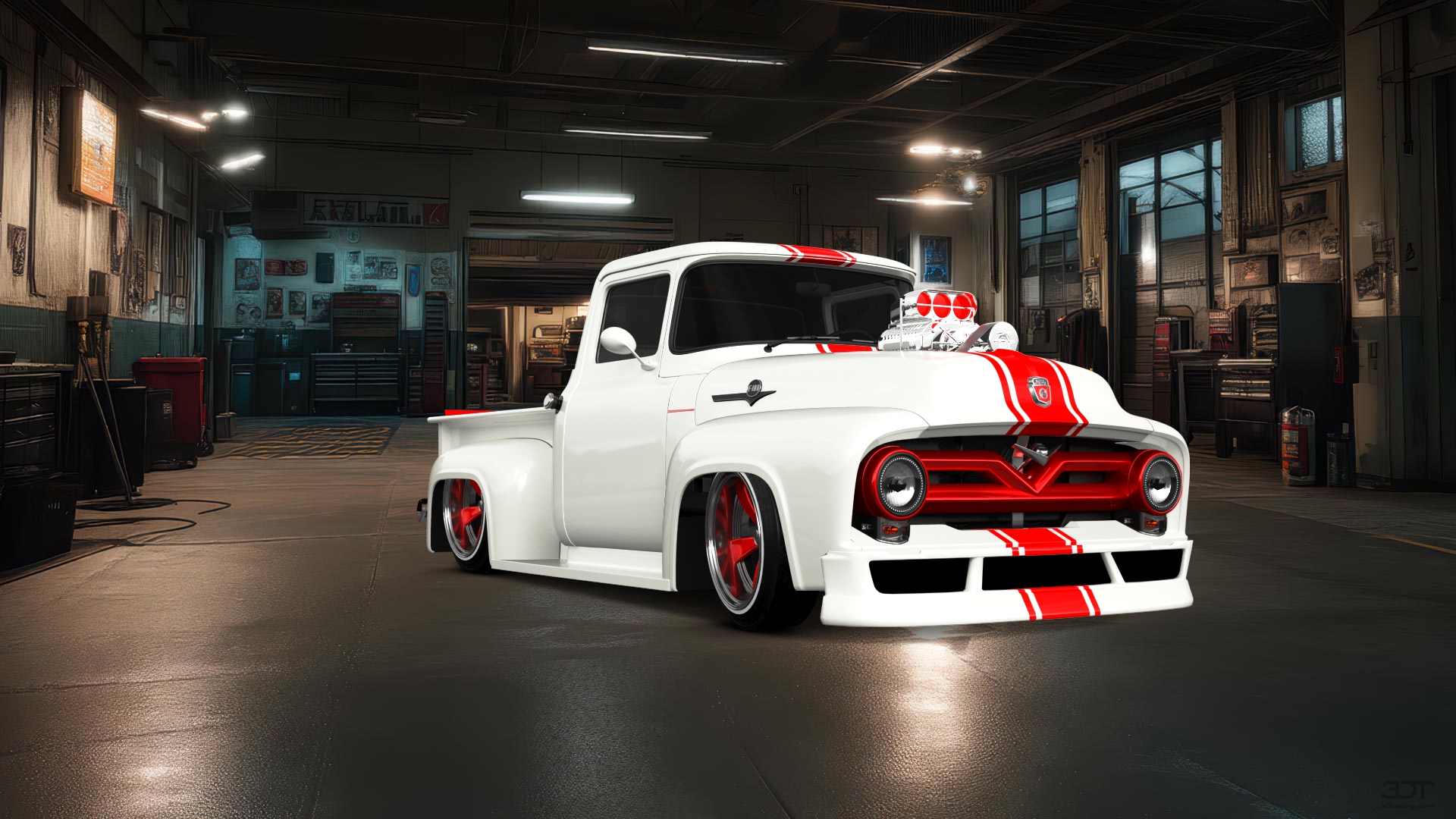 Ford F-100 2 Door truck 1956 tuning