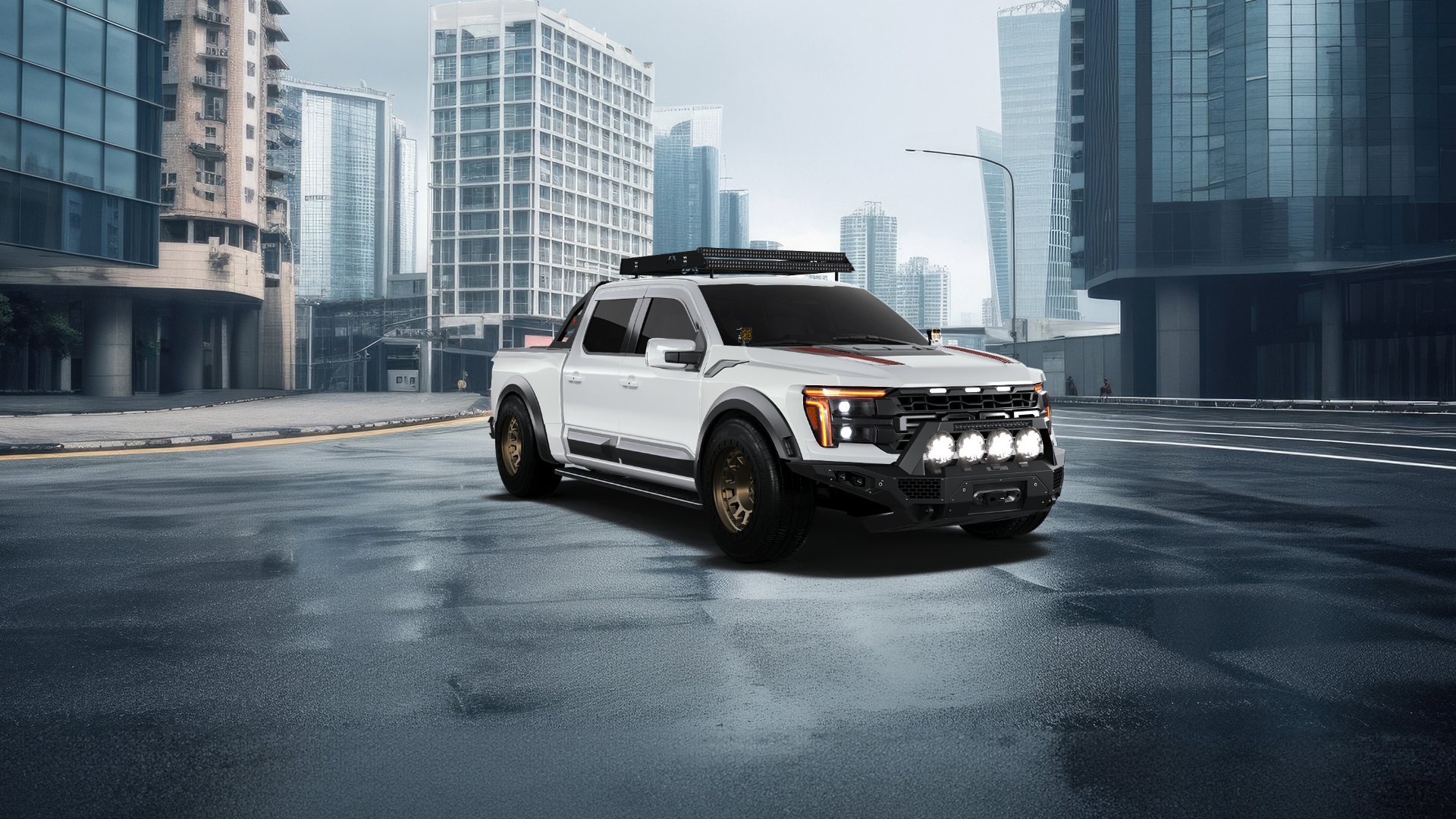 Ford F-150 Raptor 4 Door pickup truck 2024 tuning