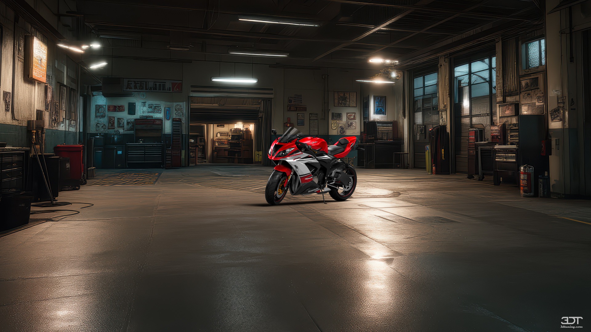 Kawasaki Ninja ZX 6R Sport Bike 2015 tuning