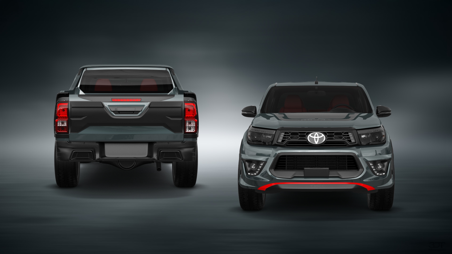 Toyota Hilux Double Cab 4 Door pickup truck 2015 tuning