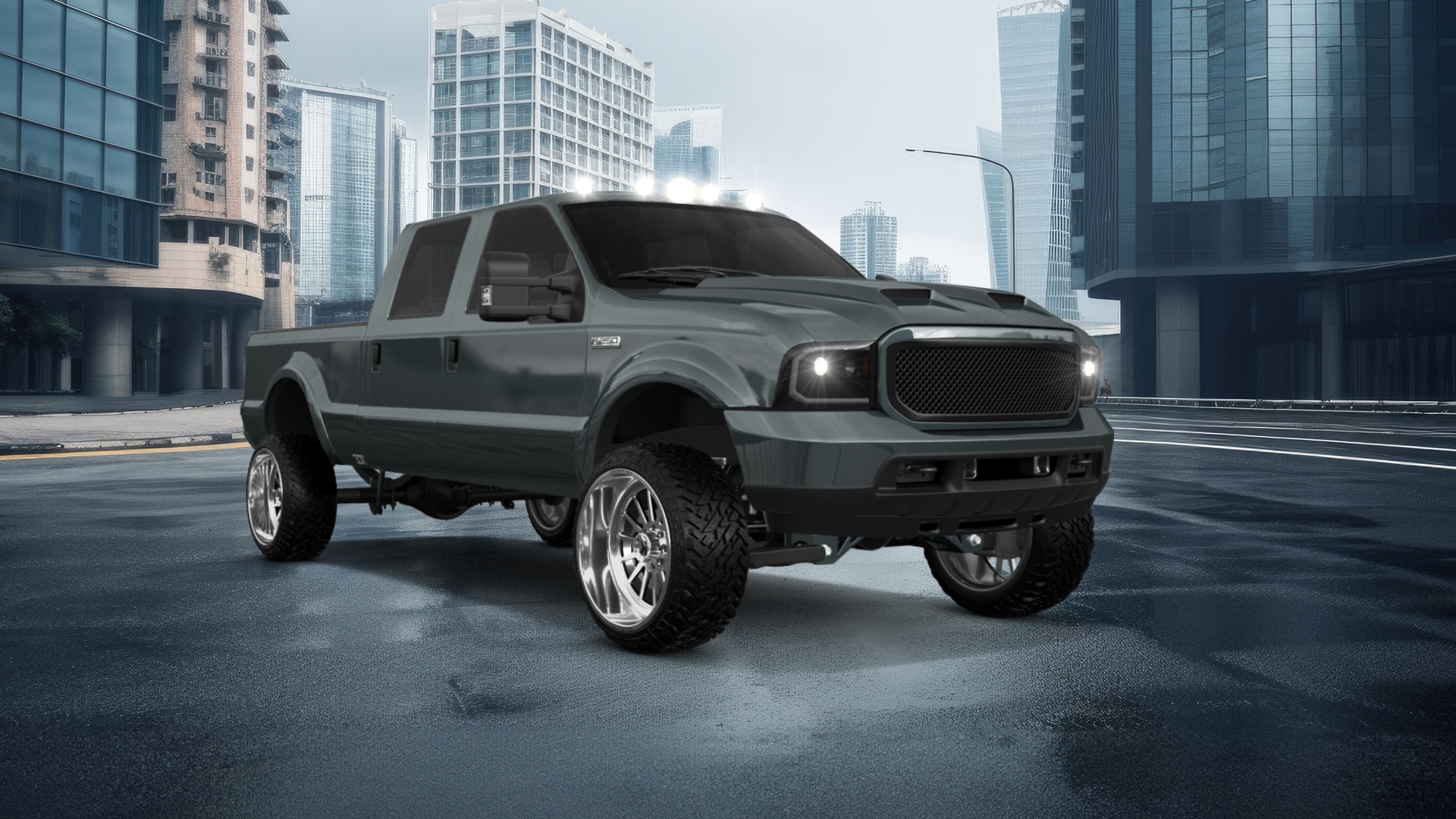 Ford F-250 Crew Cab 4 Door pickup truck 1999