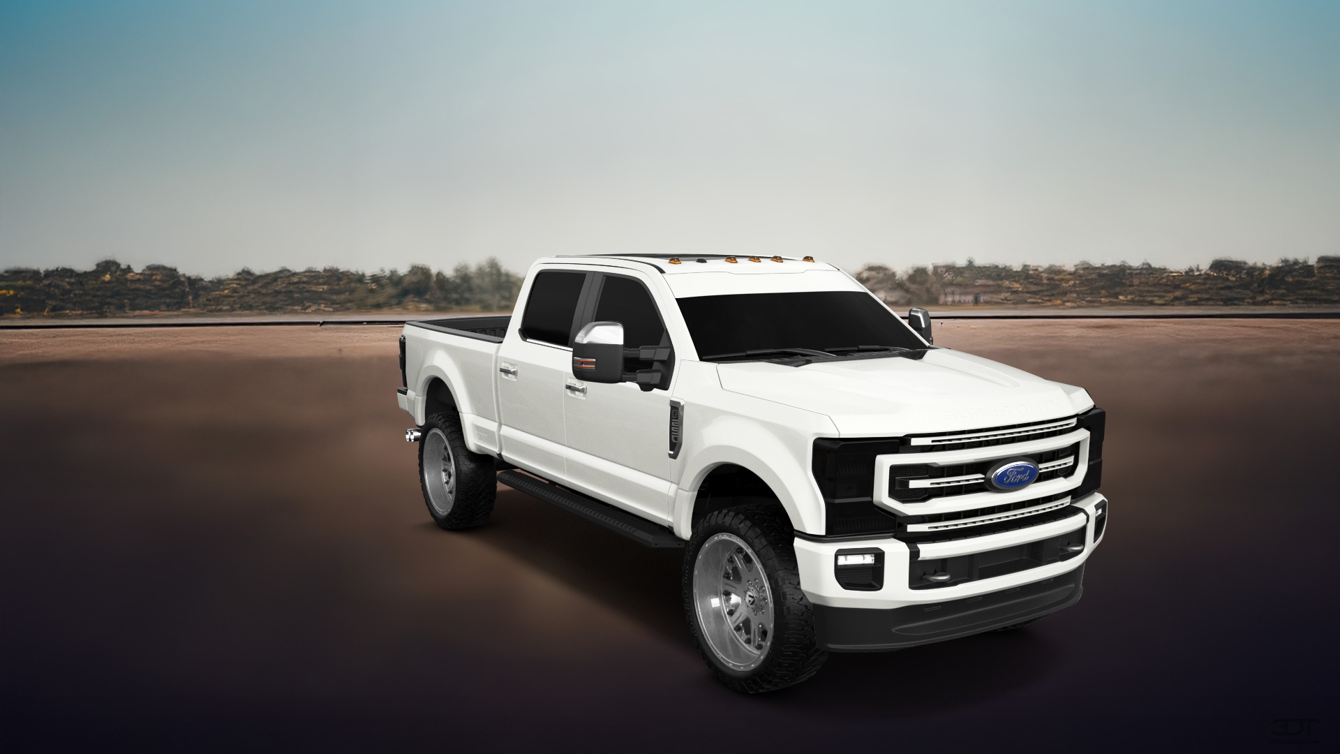 Ford F-250 4 Door pickup truck 2021 tuning
