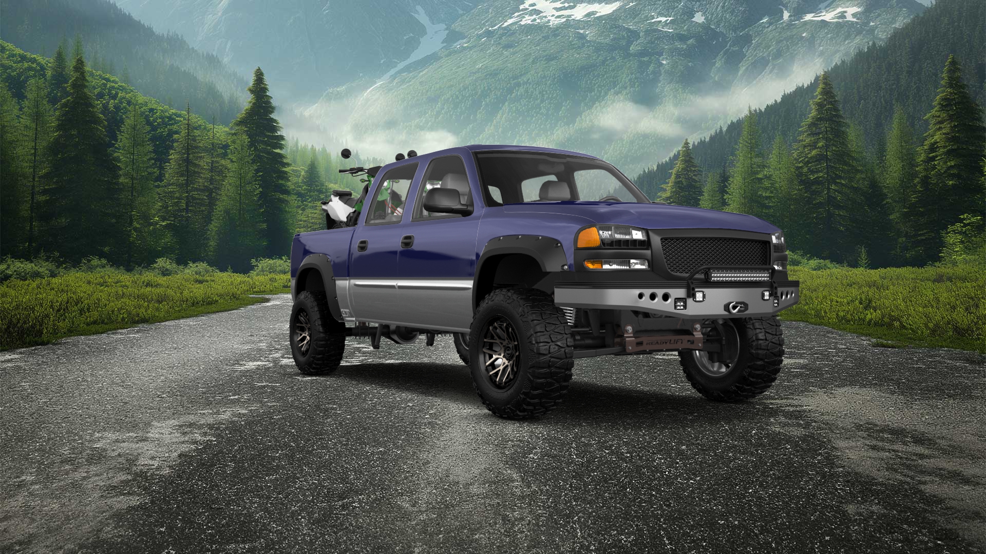 GMC Sierra 1500 Crew Cab Pickup Truck 2000