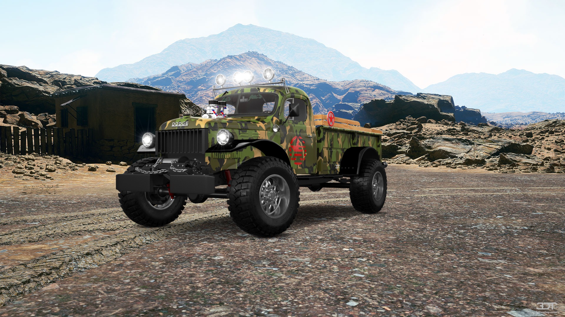 Dodge Power Wagon 2 Door pickup truck 1947
