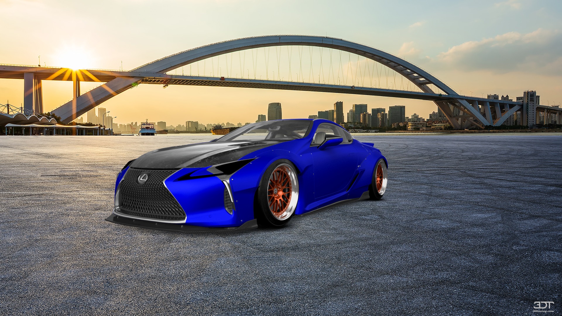 Lexus LC500 2 door fastback coupe 2017 tuning