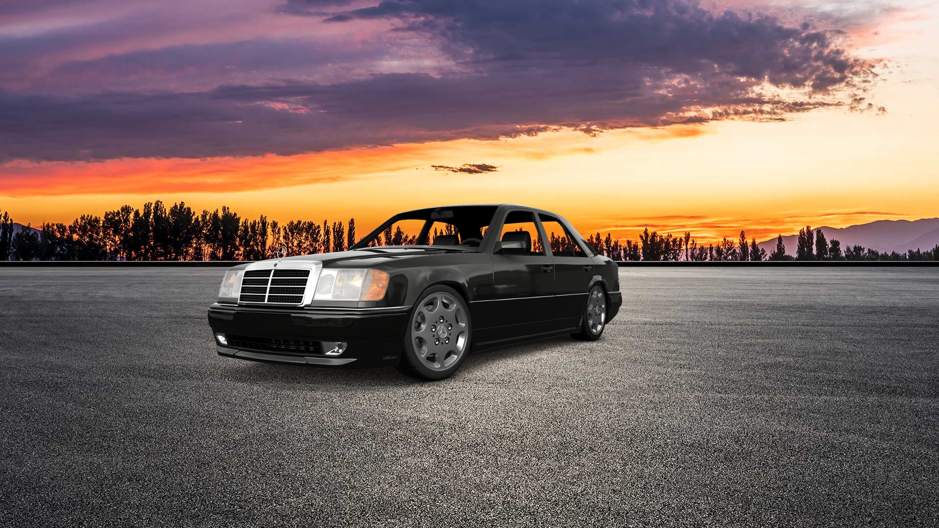 Mercedes E-Class Sedan 1984 tuning