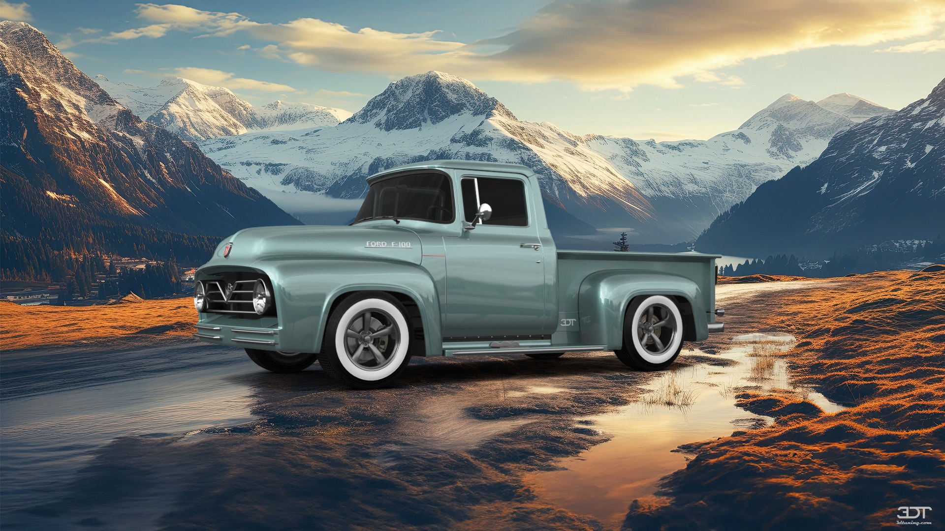 Ford F-100 2 Door truck 1956 tuning