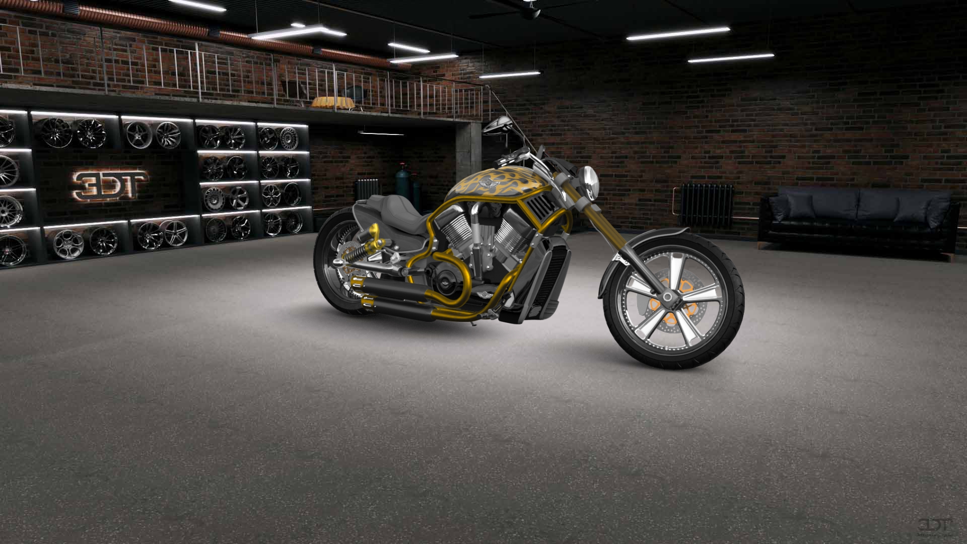 Harley-Davidson Custom Chopper Cruiser 2011