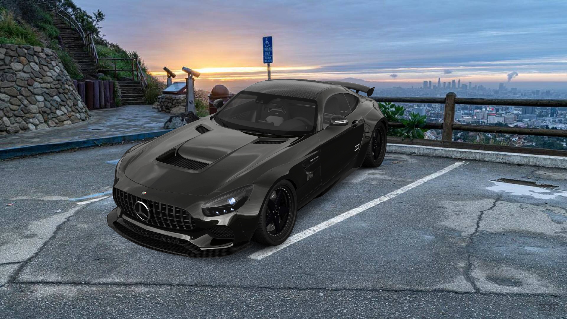 Mercedes AMG GT 2 door fastback coupe 2016
