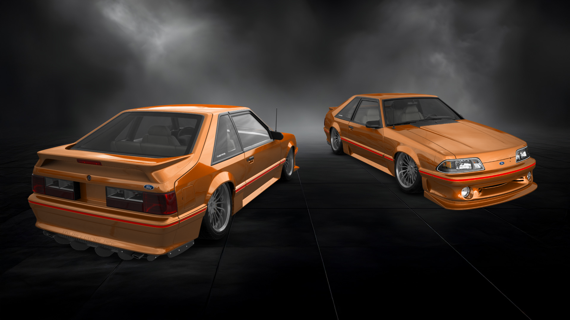 Ford Mustang 3 Door Hatchback 1988 tuning