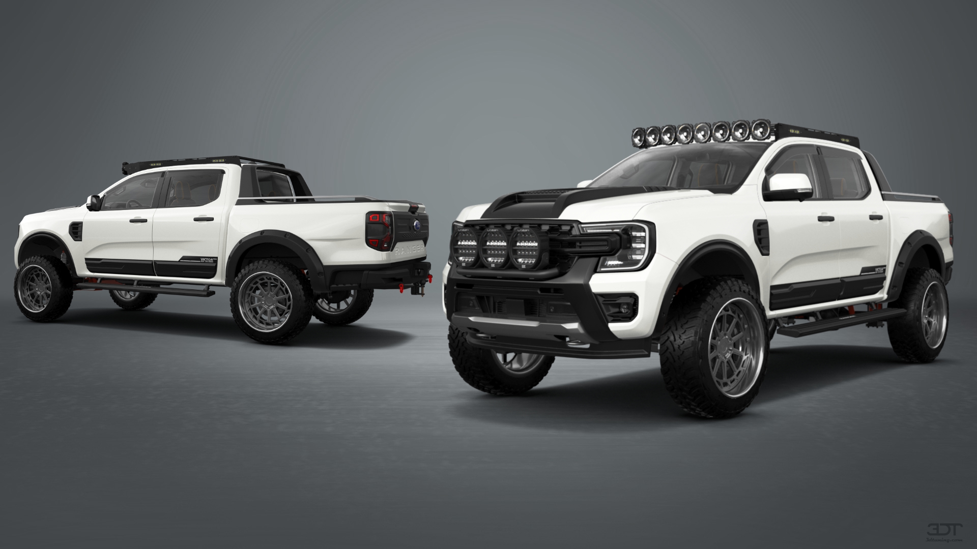 Ford Ranger 4 Door pickup truck 2022 tuning