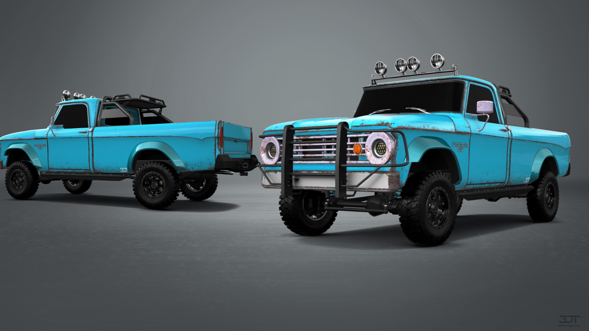 Dodge Power Wagon W200 2 Door pickup truck 1966 tuning