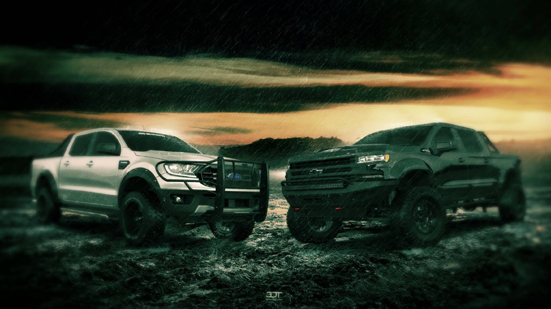 Ford Ranger 4 Door pickup truck 2019 Images