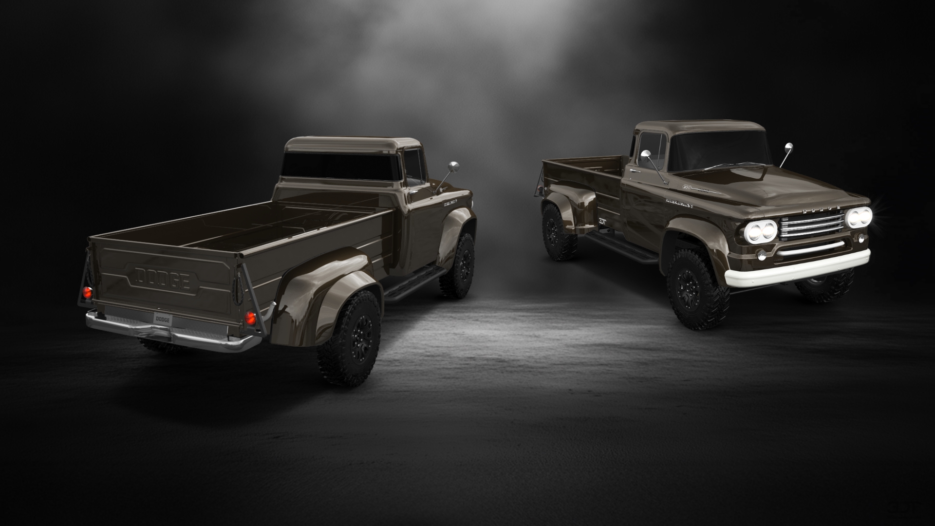 Dodge Power Wagon W300 2 Door pickup truck 1958