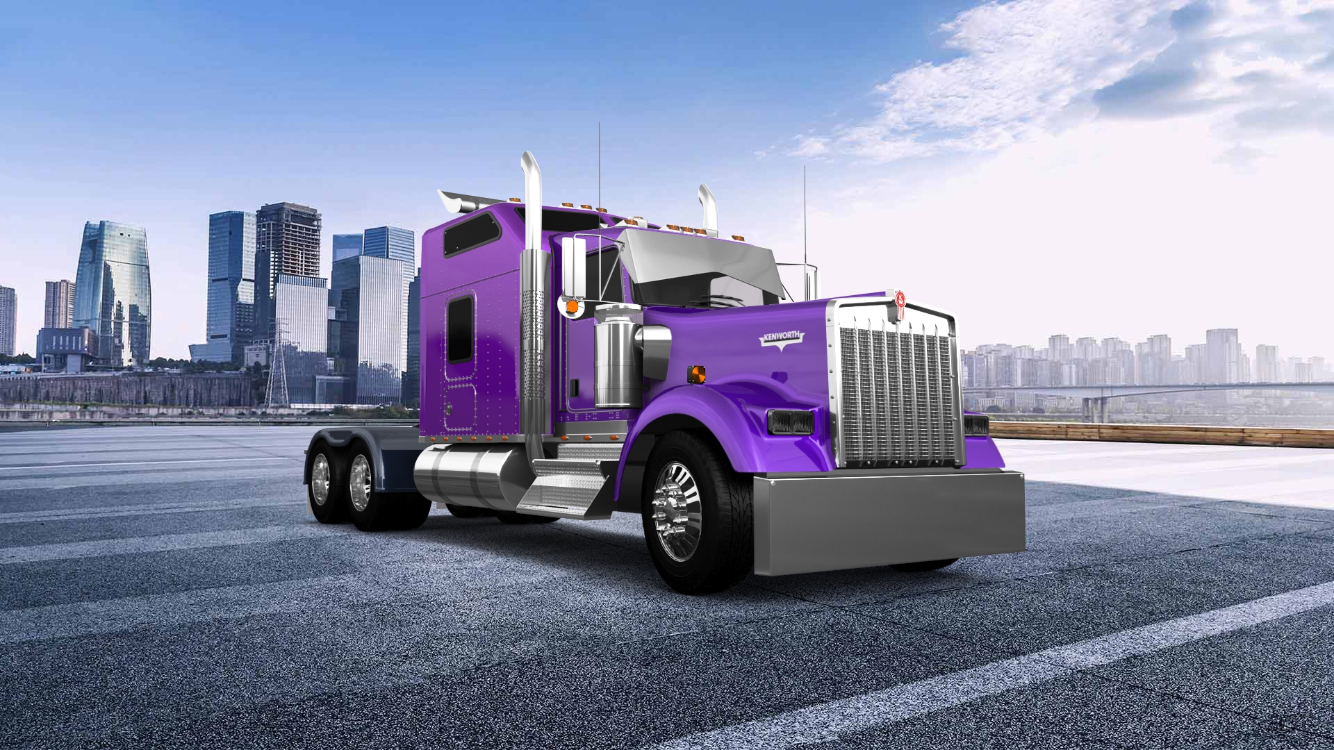 Kenworth W900 Sleeper Cab Truck 2015 tuning