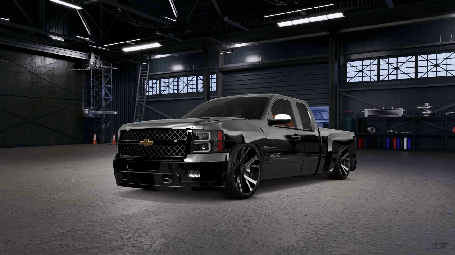 Chevrolet Silverado 2500 HD Extended Cab Pickup Truck 2007