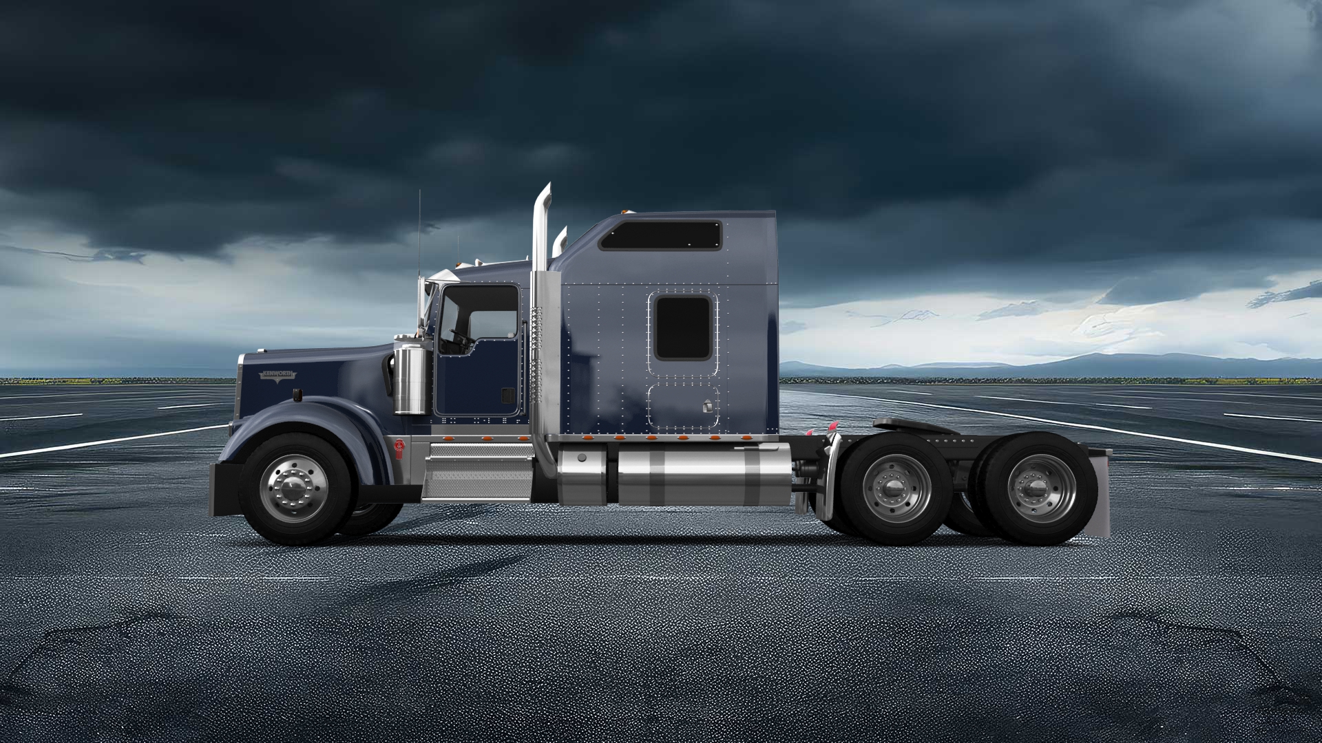 Kenworth W900 Sleeper Cab Truck 2015 Images