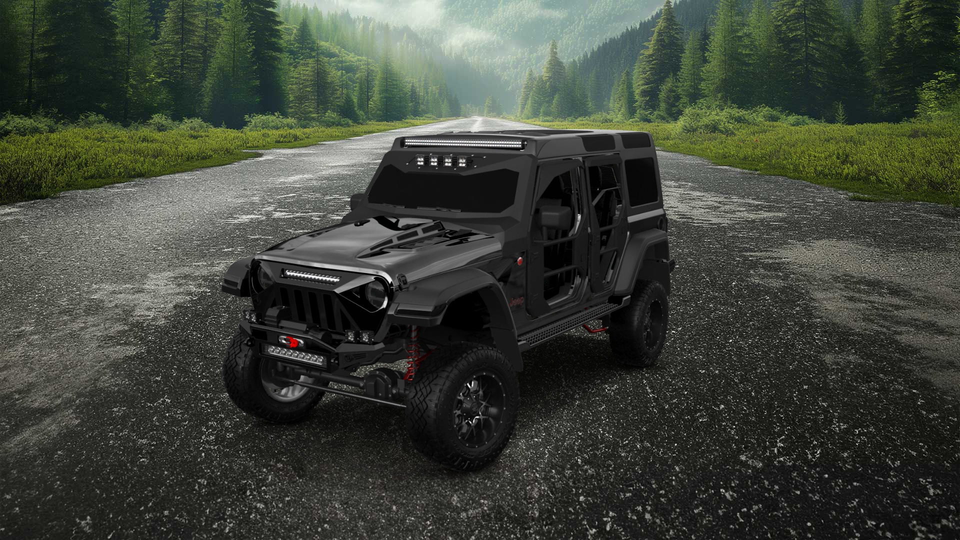 Jeep Wrangler Rubicon JL 4 Door SUV 2017 tuning