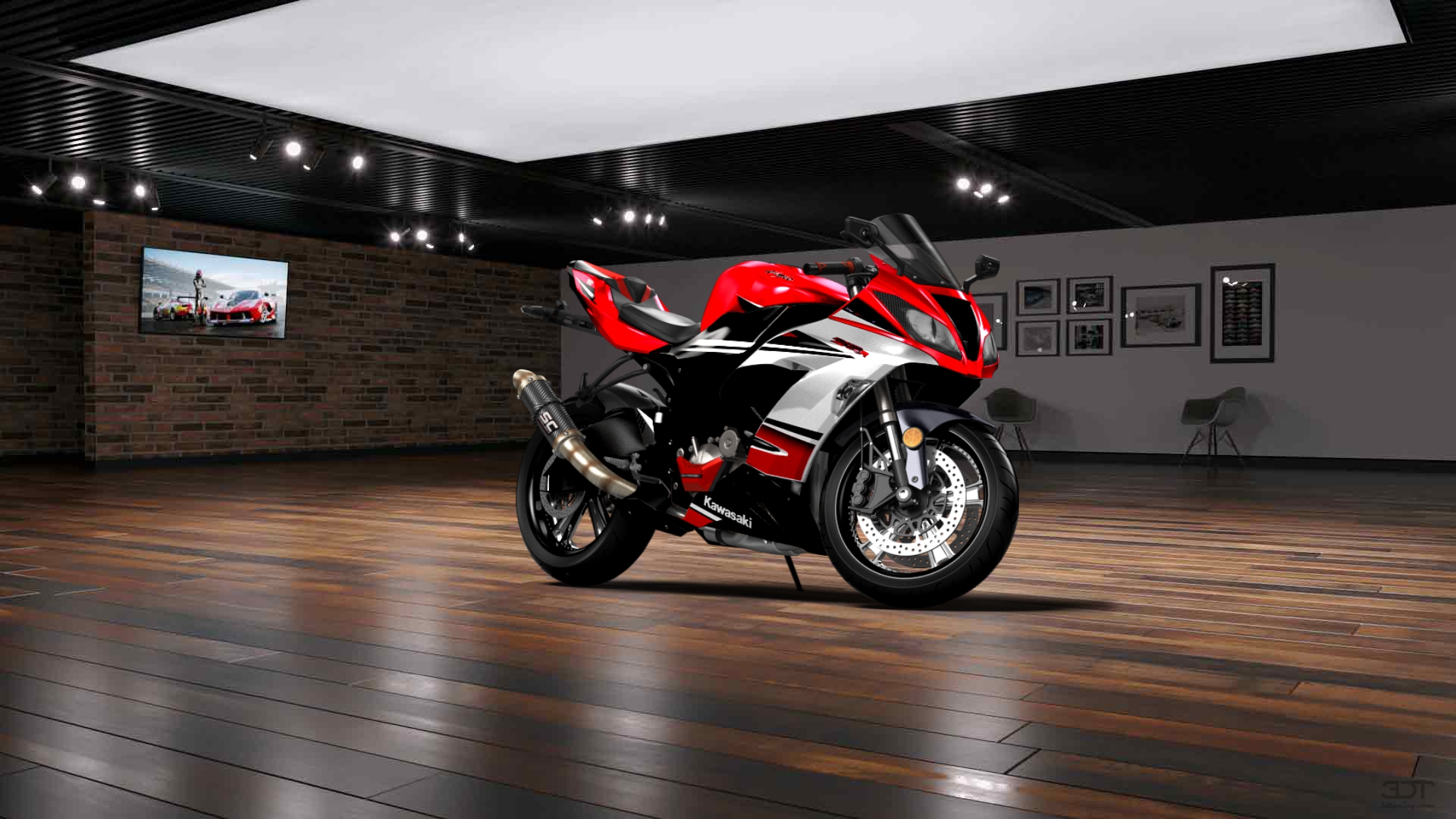 Kawasaki Ninja ZX 6R Sport Bike 2015 tuning