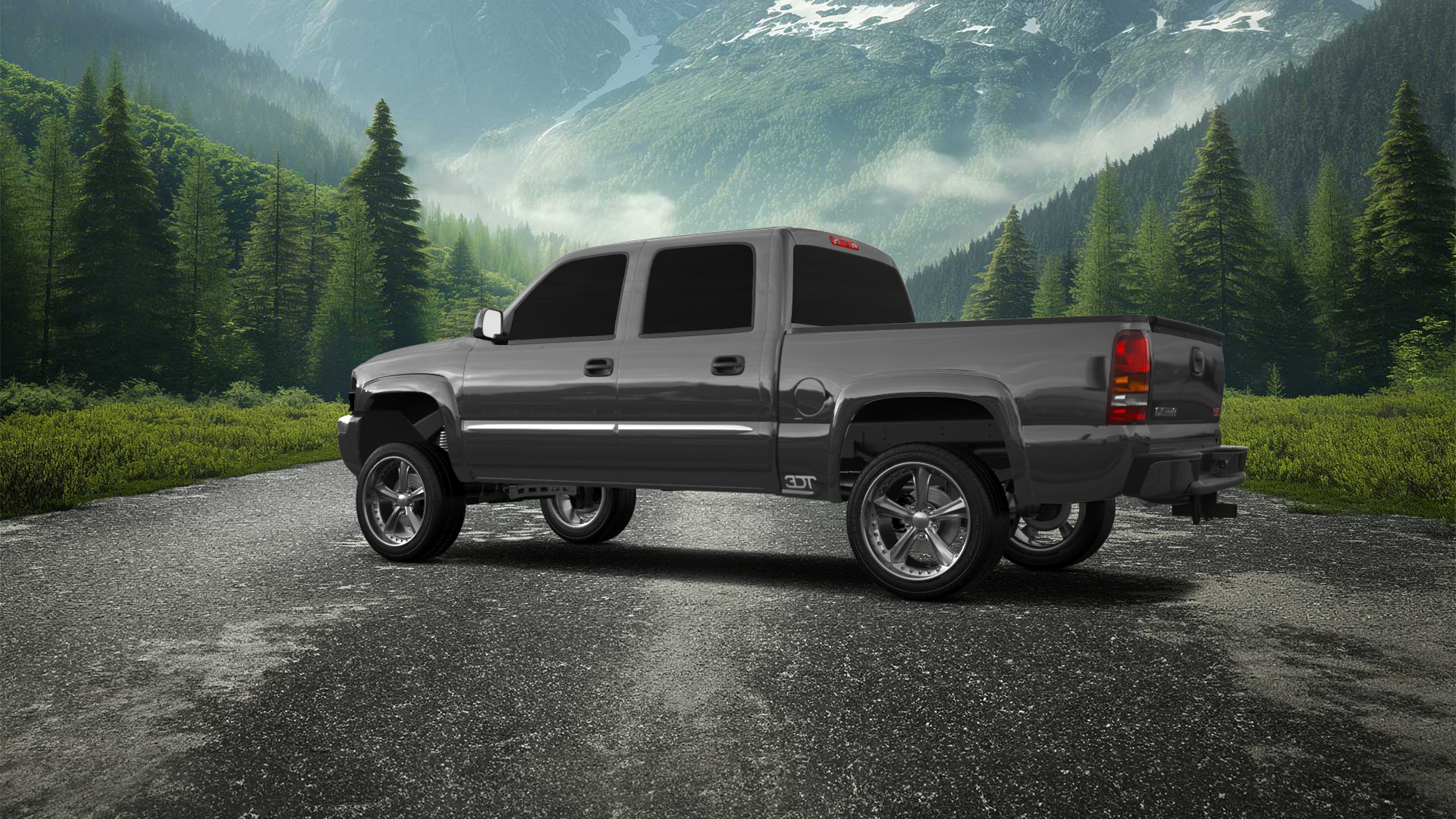 GMC Sierra 1500 Crew Cab Pickup Truck 2000