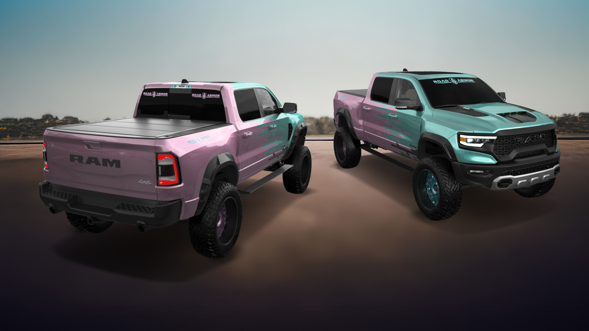 Dodge Ram 1500 TRX 4 Door pickup truck 2021 Images