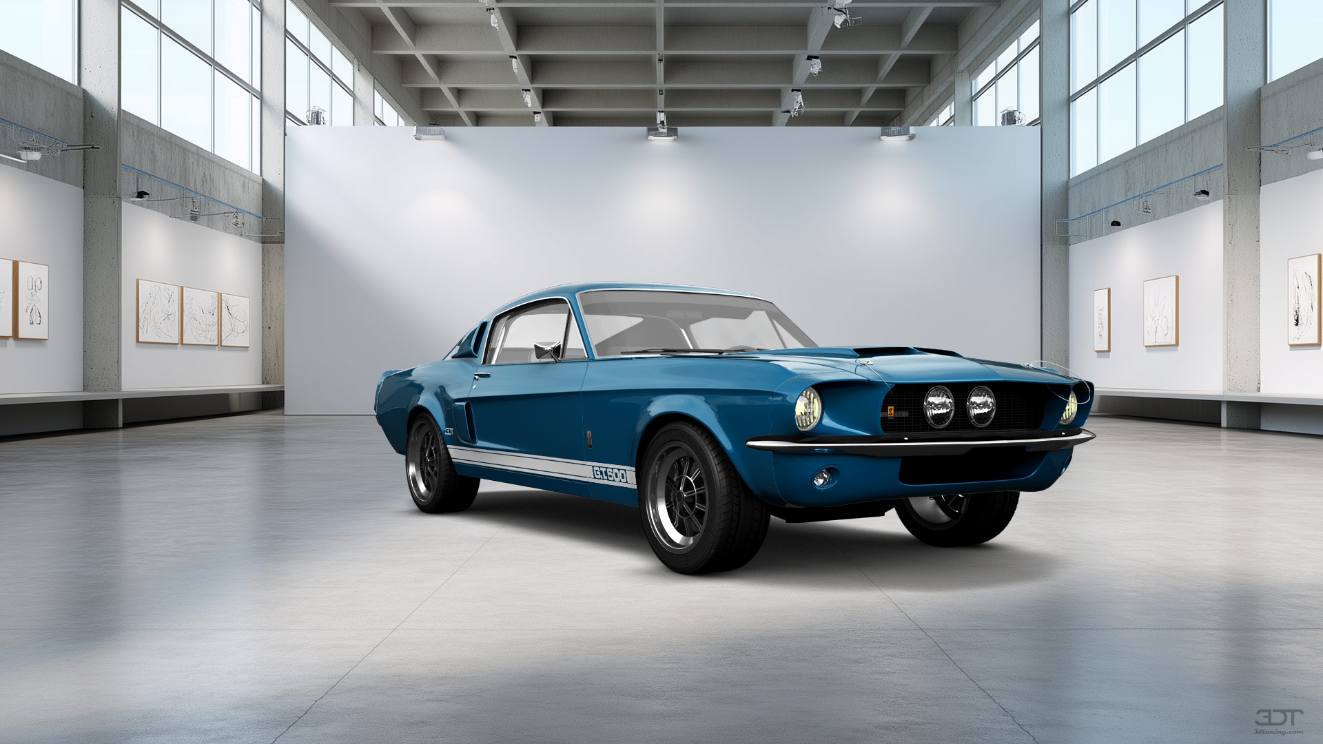 Mustang GT500 2 Door Coupe 1968 tuning