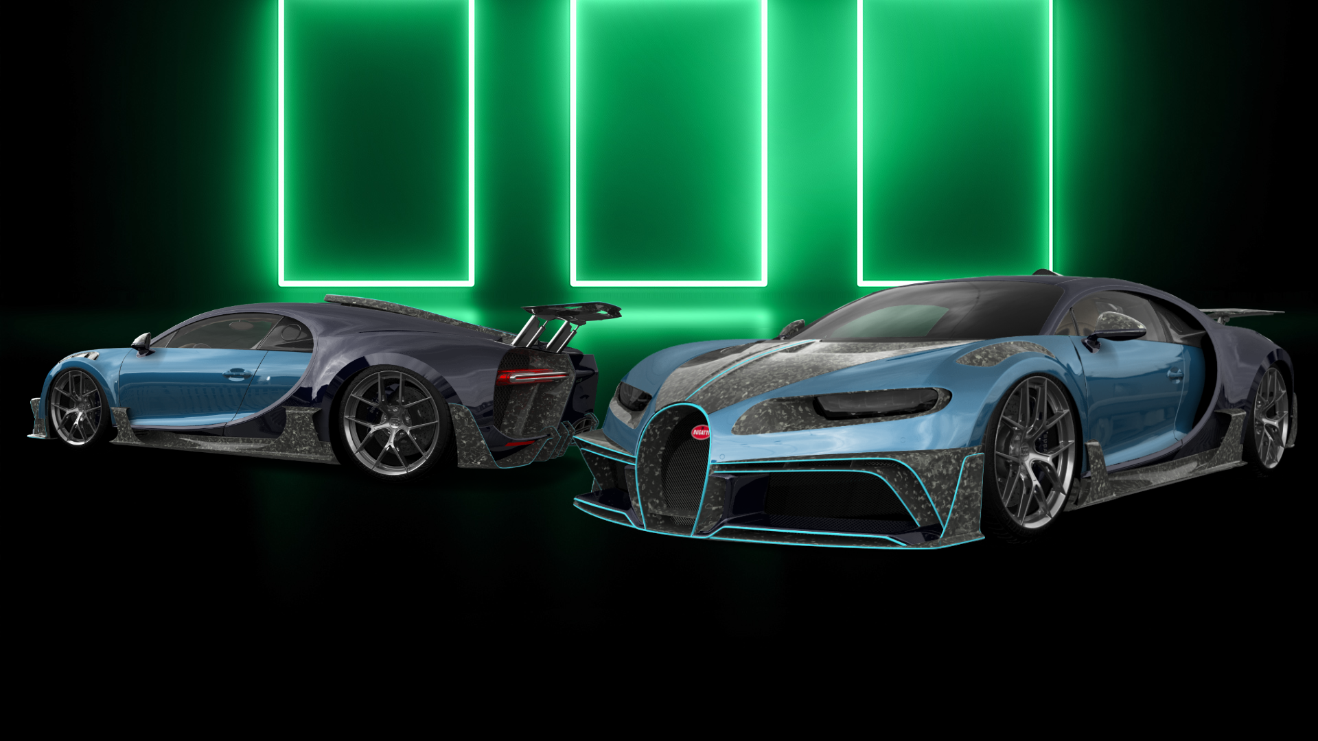 Bugatti Chiron 2 Door Coupe 2016 tuning